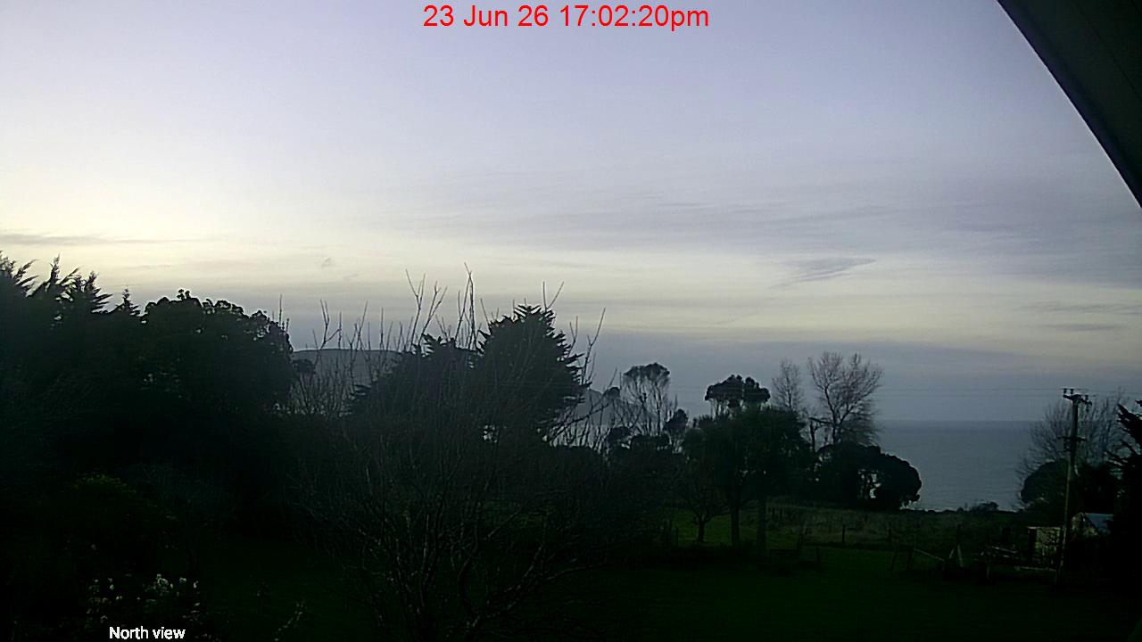 view North looking towards Kaikoura